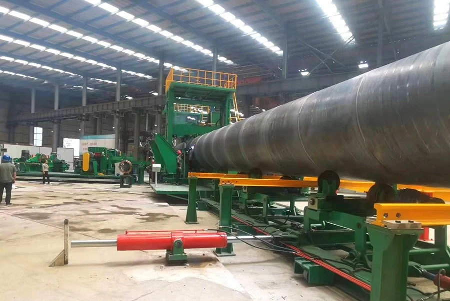 spiral pipe production line spiral pipe production line