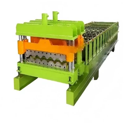 Machine de formage de rouleaux de feuilles de toit en tuiles vitrées